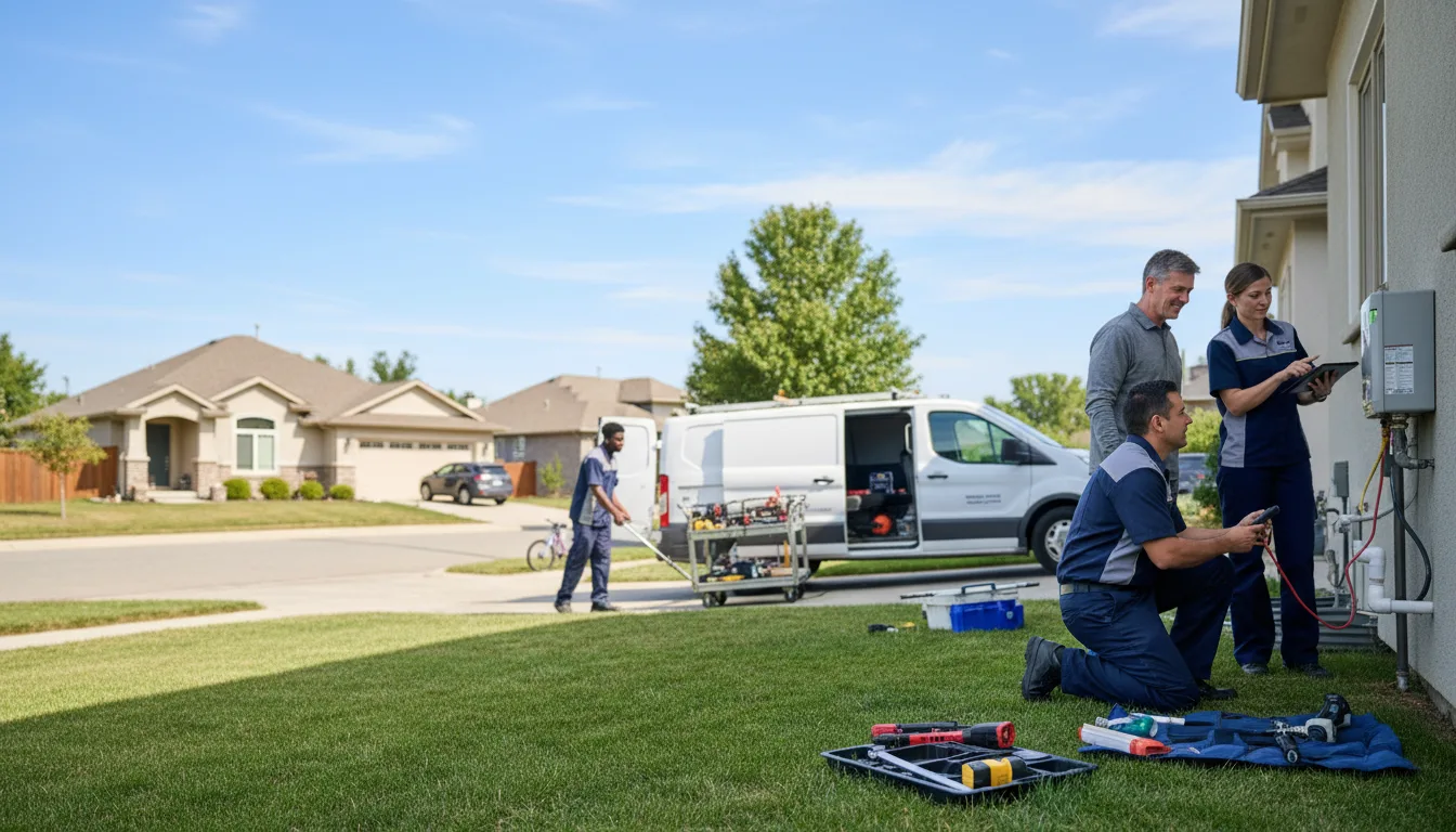 Tankless water heater service in Belmont, CA